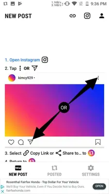 Repost for Instagram android App screenshot 2